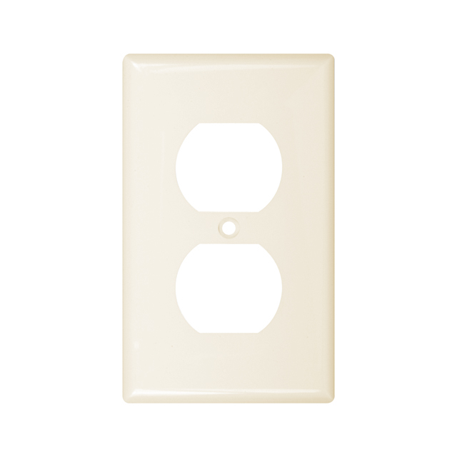 Placa interruptor doble light almond, UL