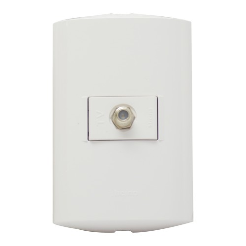 [WIR.03.026] [AE2152EB] BTICINO Toma TV tipo "F" sencillo blanco