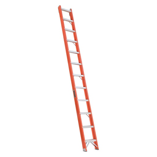[HER.04.401] [FH1012] LOUISVILLE FH1012 Escalera de fibra de vidrio 1 sección 12' 300lbs