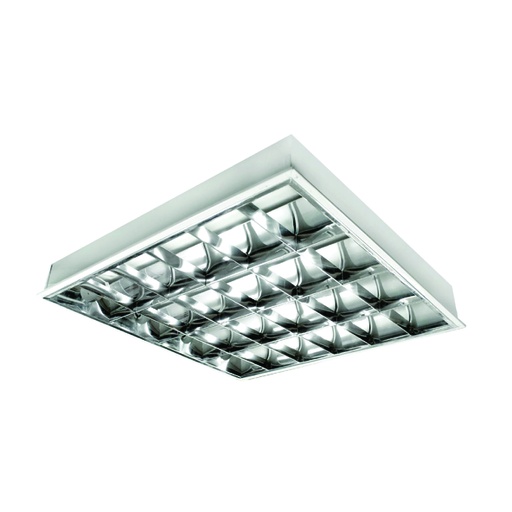 [ILU.01.032] [TROFFER/PLUS2X2-4D] ILUKON Luminaria LED empotrada modelo PLUS Mirror 2'x2' para 4 tubos