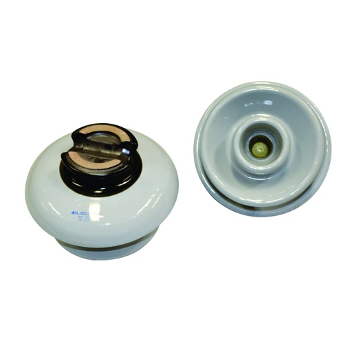 [HYA.03.282] [ANSI_56-3GRIS] Aislador de espiga 34.5Kv clase 56-3 gris