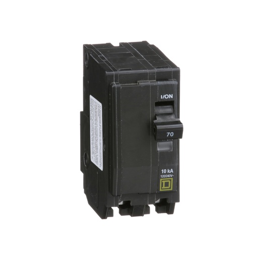 [DIS.01.351] [QO270] Breaker termomagnético de enchufar QO270, 2P, 70A, 120/240V, 10kA