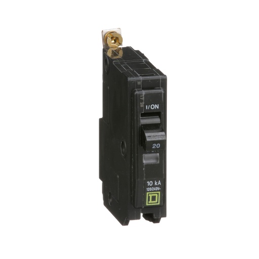 [DIS.01.228] [QOB120] Breaker termomagnético atornillado QOB120, 1P, 20A, 120/240V, 10kA
