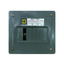 Centro de carga QOD, 6 circuitos, 2F, 3H, 120/240V doméstico / empotrable