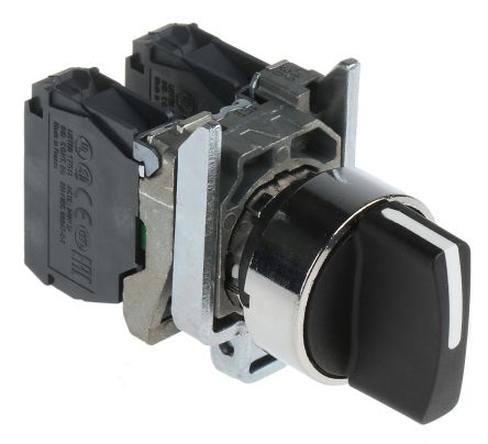 [AUT.04.149] [XB4-BD33] Switch selector de 3 posiciones XB4-BD33, negro, 2NA, 22mm