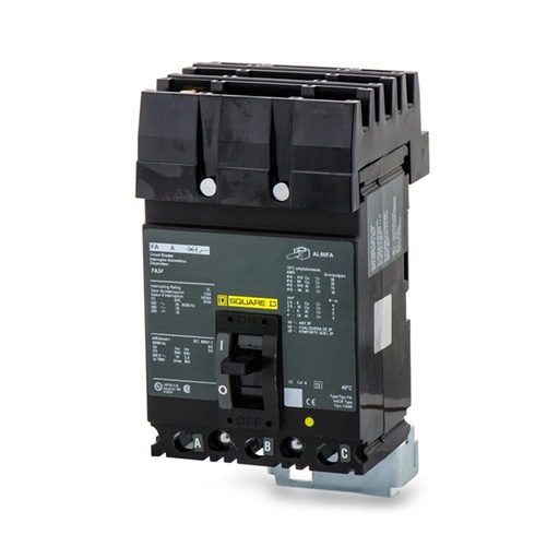 [DIS.01.300] [FA34015(OBSOLETO)] Breaker termomagnético I-Line FA34015, 3P, 15A 480V, 18kA