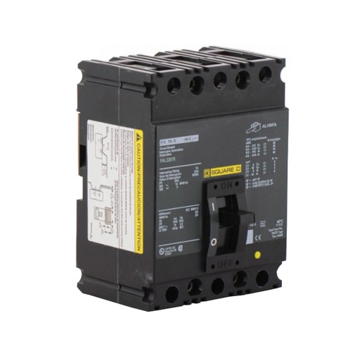 [DIS.01.399] [FAL32070] Breaker termomagnético industrial FAL32070, 3P, 70A 240V 10kA