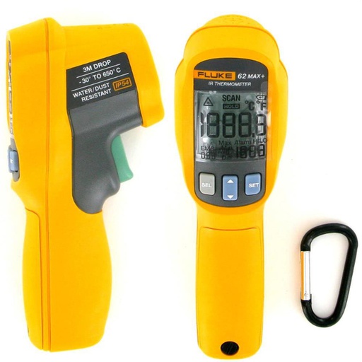 [HER.03.184] [FLUKE-62MAX] FLUKE 62MAX Termómetro infrarrojo de -30°C to 650°C