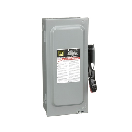 [DIS.01.578] [H361N] Interruptor de seguridad H361N, 3P, 30A, 600V, Nema1