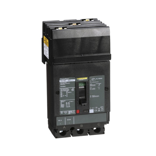 [DIS.05.008] [HGA36040] Breaker termomagnético I-Line HGA36040, 3P, 40A, 600V, 18kA
