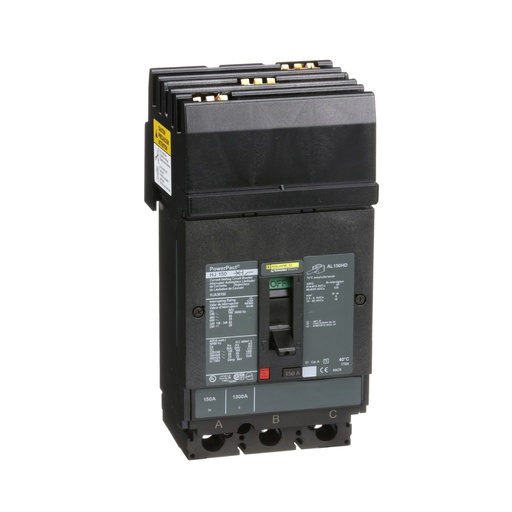 [DIS.01.410] [HJA36150] Breaker termomagnético I-Line HJA36150, 3P, 150A, 600V, 25kA