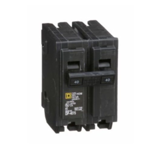 [DIS.06.057] [HOM240] Breaker termomagnético de enchufar HOM240, 2P, 40A, 120/240VAC, 10kA, HomeLine®