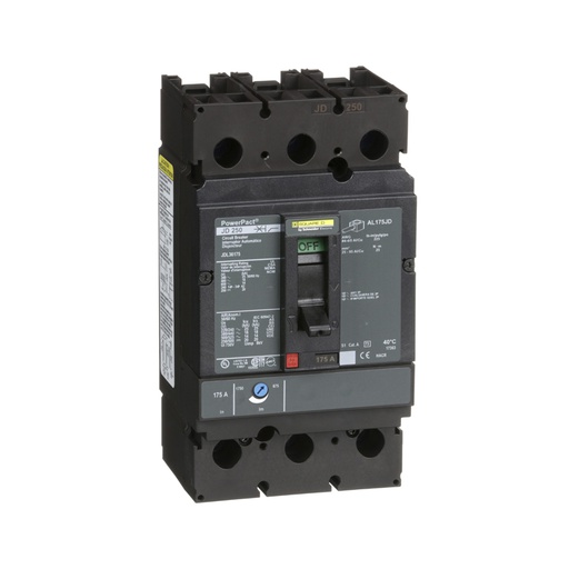 [DIS.01.548] [JDL36175] Breaker termomagnético industrial JDL36175, 3P, 175A, 600V,14kA