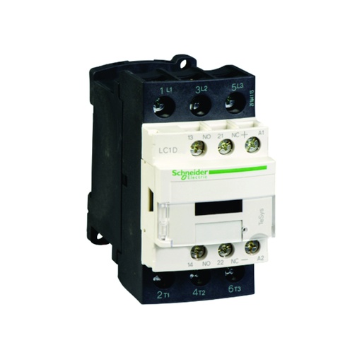 [AUT.01.288] [LC1D32GD] Contactor 32A, 3P, bobina de 125V DC, AC-3 <=440V, 60HZ, 1NA+1NC, TeSys D