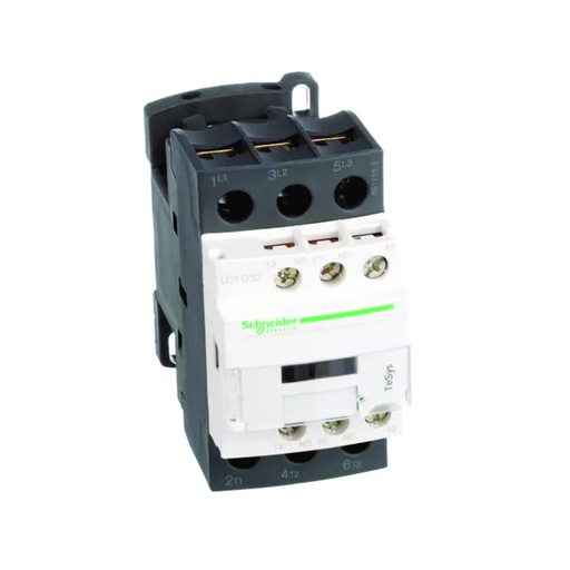 [AUT.01.289] [LC1D32T7] Contactor 32A, 3P, bobina de 480V AC, AC-3 <=440V, 60HZ, 1NA+1NC, TeSys D