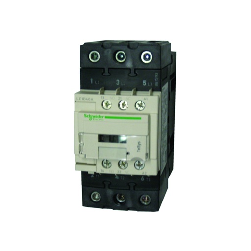 [AUT.01.317] [LC1-D40AT7] Contactor 40A, 3P, bobina de 480V AC, AC-3 <=400V, 60HZ, 1NA+1NC, TeSys D