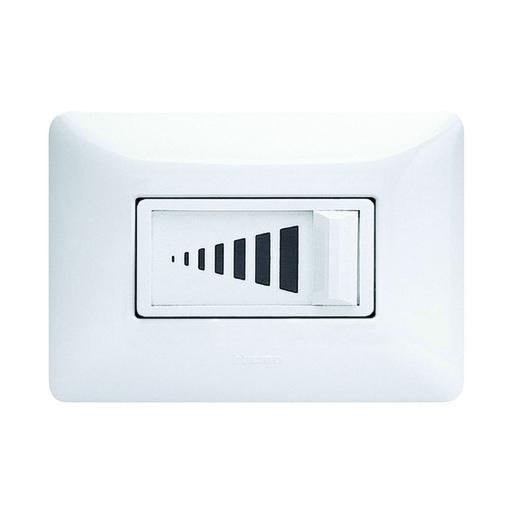 [AUT.01.349] [AM5356R] BTICINO Matix Dimmer deslizable para cargas resistivas 1000W, 127/277V,blanco.