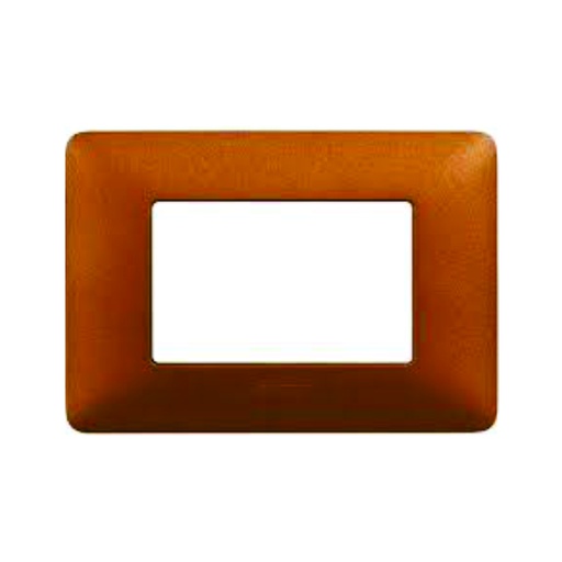 [AUT.01.586] [AM4803TRT] BTICINO Placa Matix 3 módulos acabado texturizado color terracota