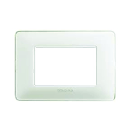 [AUT.01.579] [AM4803CBN] BTICINO Placa Matix 3 módulos color hielo