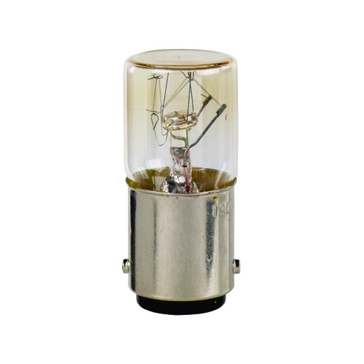 [AUT.01.394] [DL1CE130NSP] DL1CE130NSP Lámpara incandescente transparente con base BA9s, 2.4W, 120-130V