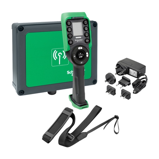 [AUT.04.187] [XARSK12D18W] Kit System XARSK12D18W incluye estación de control inalámbrico de mando + cargador + cinturón de hombro + cable USB / RJ45 + software de configuración