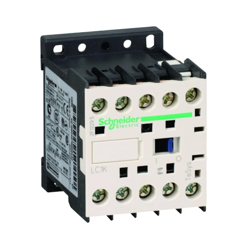[AUT.01.842] [LC1-K0901FE7] Mini contactor 9A, 3P, bobina de 115V AC, AC-3 <= 440V, 60 HZ, 1NC auxiliar, TeSys K