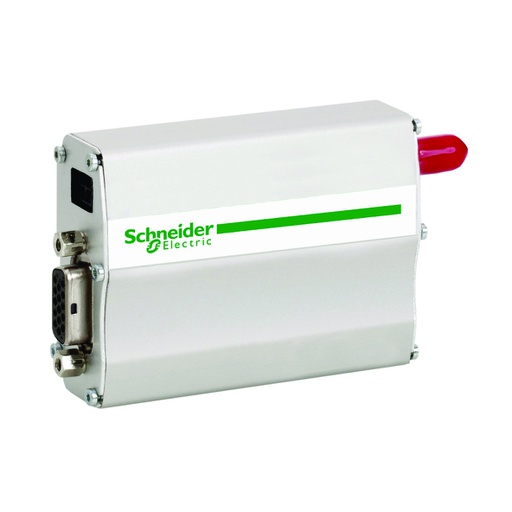 [AUT.07.028] [SR2MOD02] Modem GSM interface SR2COM01 para riel DIN,900/1.900 MHz decuatro bandas, 12→24V CD, Zelio Logic