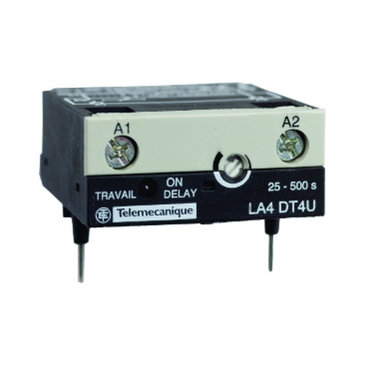 [AUT.01.553] [LA4DT4U] Módulo temporizador electrónico, retraso de 25→500 segundos, 24→250 V DC/CA