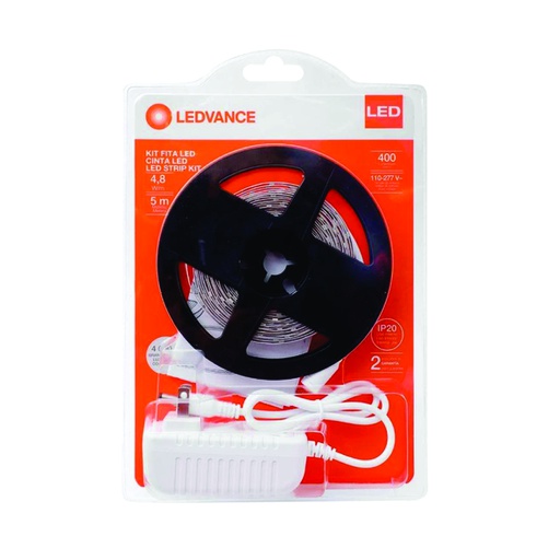 [ILU.01.985] [86243] LEDVANCE Cinta LED Ecokit 4.8W/m, 380Lms/m, 2700K, luz cálida, 5 metros