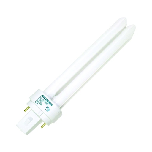 [ILU.06.776] [230150825] SYLVANIA Bombillo CF26DD 4 pines, 26W, 2700K, luz cálida