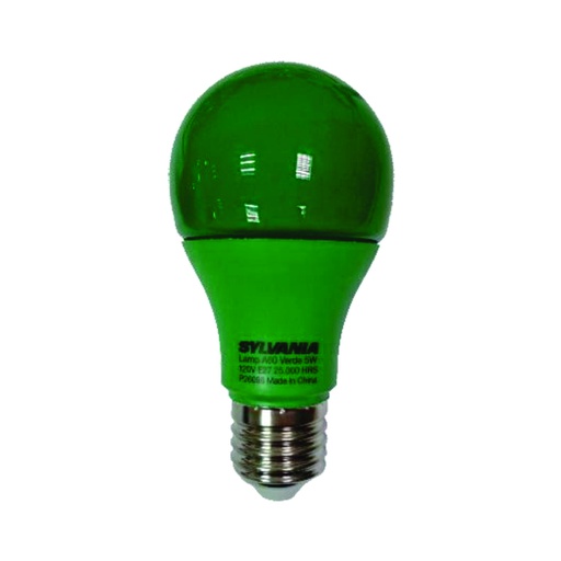 [ILU.06.678] [P26099-36R] SYLVANIA Bombillo LED verde 5W, 120V