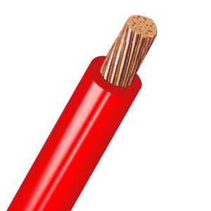 [CAB.01.116] [027070R-C] Cable THHN 4 Awg rojo caja 100 metros