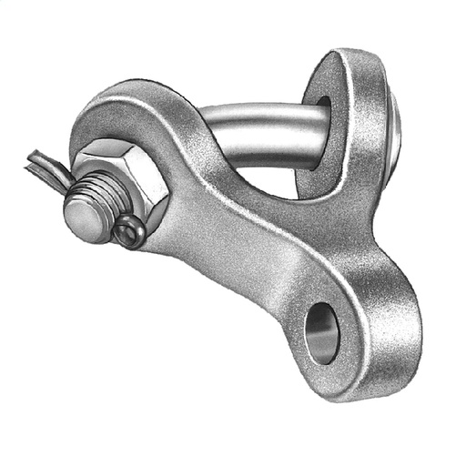 [HYA.03.133] [85450-2000] HUBBELL Horquilla Y-Clevis con ojo tipo YCC-90, galvanizada, tensión máxima hasta 30,000 lbs
