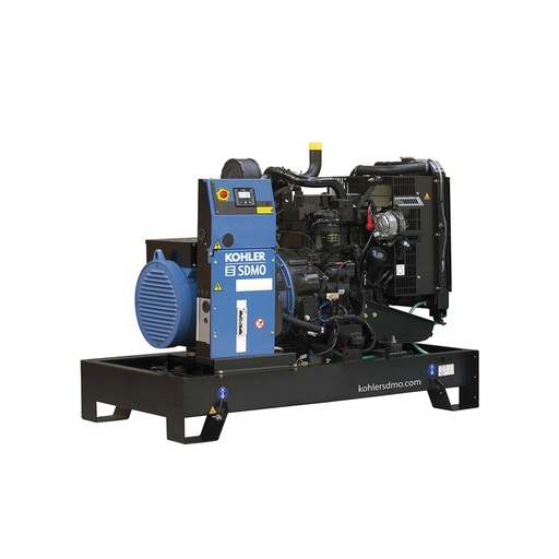[GYC.07.175] [J080U-II] KOHLER-SDMO Generador 80Kw, sin cabina, 3PH, multivoltaje 208/240/480V, Nema 1, motor John Deere