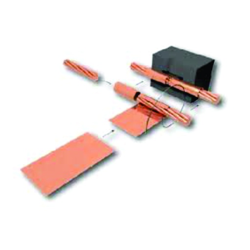 [CAB.09.010] [38-0329-00] 38-0329-00 - Lamina de cobre de 0.0108" x 1½" x 3"