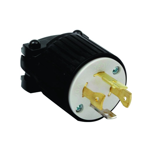 [WIR.03.546] [L1420P] EAGLE Enchufe con seguro de media vuelta 3P, 20A, 4H, 125/250W, NEMA 630P