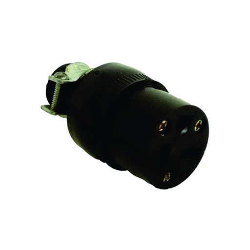 [WIR.03.717] [HJ520R-1] Tomacorriente con abrazadera 3P, 20A, 125V, NEMA 5-20P, UL