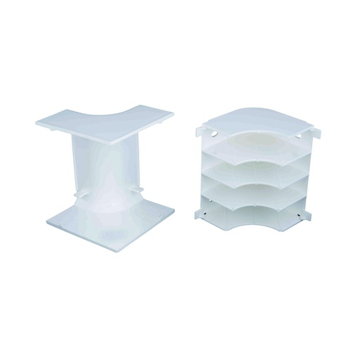 [COM.01.021] [DXN11012] DEXSON Accesorio angulo interno blanco de 100mm x 45mm