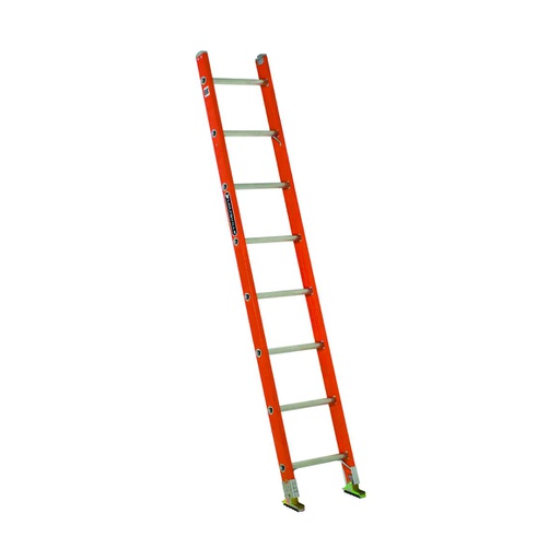 [HER.04.024] [FE3108] LOUISVILLE FE3112 Escalera de fibra de vidrio 1 sección 8' 300lbs