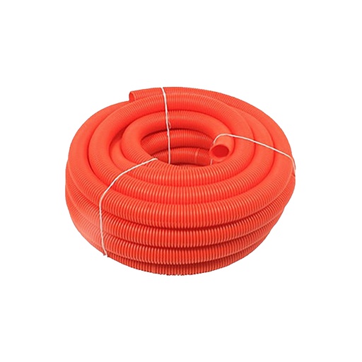 [CAN.08.065] [136852] SURTEK Rollo de manguera flexible naranja con guía ½" x 100 metros