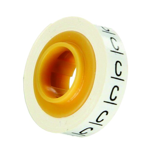 [CIN.01.003] [SDR-C] Marcador para cable "C" blanco de poliéster de 0.22" ancho x 96.00"largo