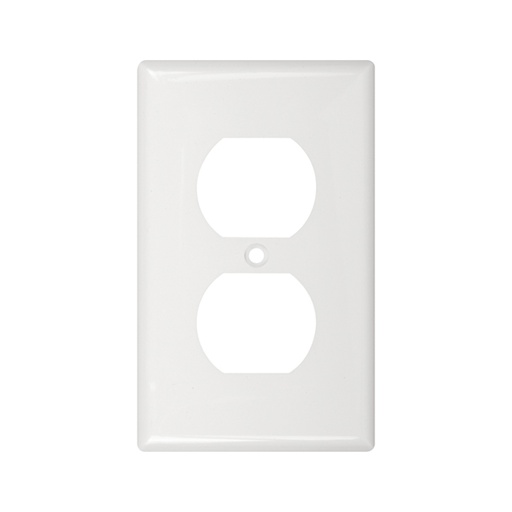 [WIR.03.767] [8821W] Placa interruptor doble blanco, UL
