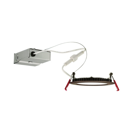 [ILU.01.137] [WF4-4KMB/120V] LITHONIA Spot LED 4" redondo WF4, 120V, 4000K, luz neutra, housing negro