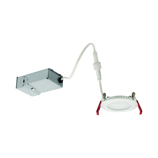 [ILU.01.930] [WF3-4KMW/120V] LITHONIA Spot LED 3" redondo WF3, 120V, 4000K, luz neutra, housing blanco