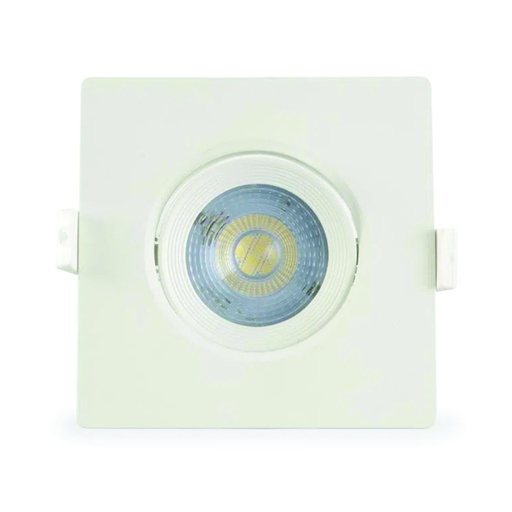 [ILU.06.984] [SPOT-CCTS7W] Spot LED cuadrado dimerizable-CCT 7W, 500Lms, 100-240V, 3000+4000+6500K, 20,000hrs, CE