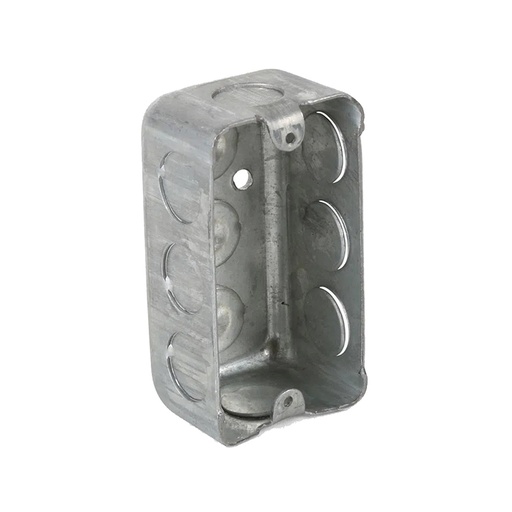 [CAN.01.042] [660-1/2] Caja rectangular KO ½" profundidad 2"x4"x1-7/8"