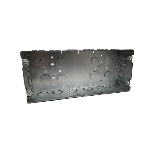 [CAN.01.181] [4G-1/2-3/4_UL] Caja de 4 Gang KO ½" y ¾"