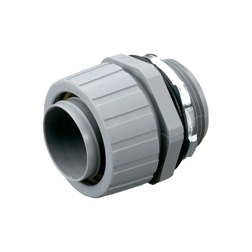 [CAN.08.059] [P125NGY] Conector nylon recto de 1¼" UL
