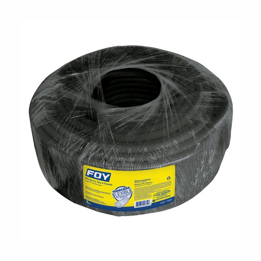 [CAN.08.063] [142851] SURTEK Rollo de manguera flexible negra ¾" x 50 metros