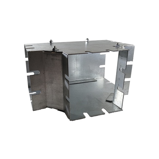 [CAN.11.075] [44HST-GV] T galvanizada de 4" para ducto cuadrado